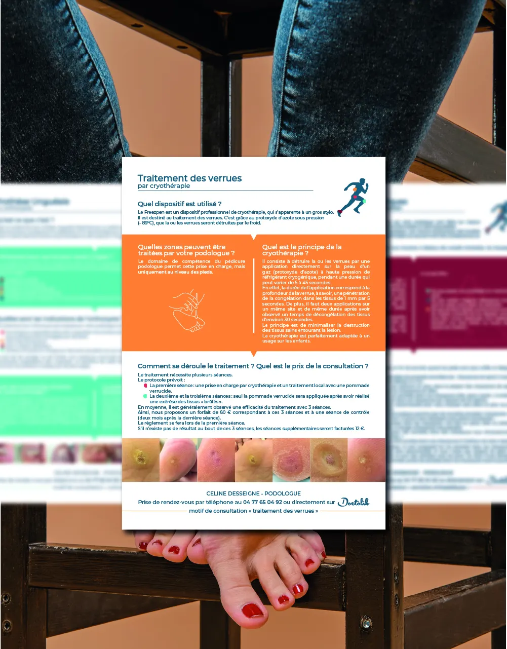 Céline Desseigne · Podologue / visuel 6