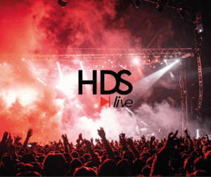 Création logo Roanne pour HDS live roanne. Graphiste roanne Agence de communication à Roanne.