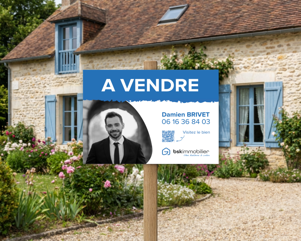 Damien Brivet agent immobilier BSK Immobilier. Graphiste Roanne
